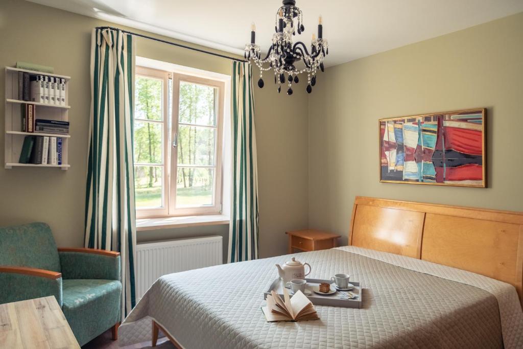 Lake & Library Hotel room 6
